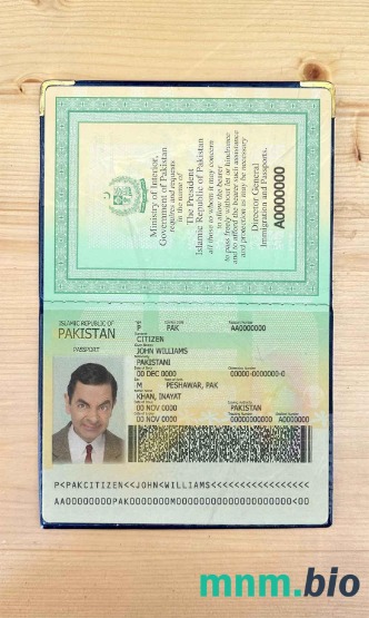 Pakistan zdjęcie do paszportu pliki PSD, skan i fotografowany obraz